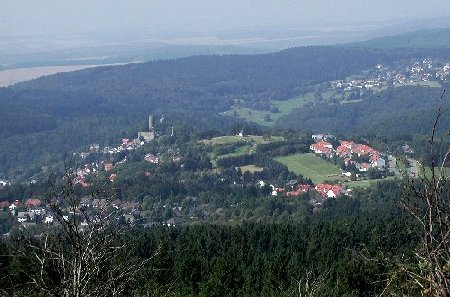 Blick vom Großen Feldberg nach Norden